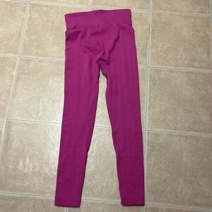 4/$20 Docele Women’s one size polyester fleece lined leggings, pink